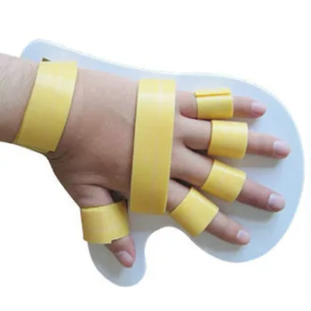 

Hand Finger Seperator Brace New High quality Hand Fingers Flex Spasm Corrector Orthosis Therapy Splints Men Women