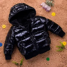 Baby child infant winter cotton-padded jacket thicken hooded solid coat boys girls unisex 100% Parkas coat short kids outerwear