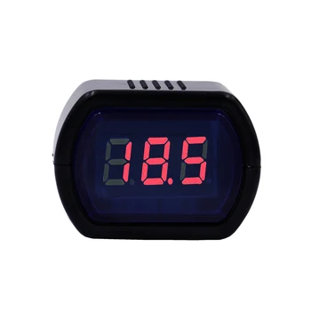 

200pcs/lot free by fedex/dhl/ups/tnt Digital LED Car Truck System Battery Voltmeter Voltage Gauge Volt Meter 12V 24V