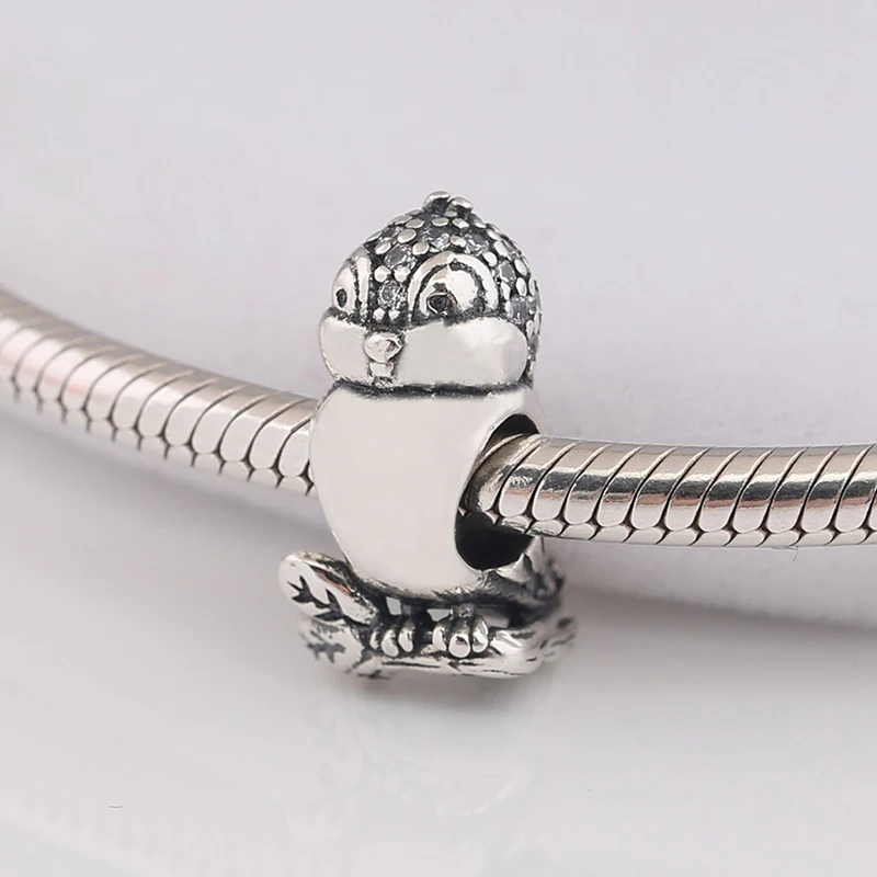 

2019 Hot S Fits Charm Bracelet DIY Women's Jewelry Party Gift 925 Sterling Silver Bracelet Christmas Bird Bird Beads