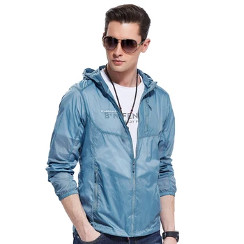 

Cycling Hooded Jacket Unisex Long Sleeve Thin Sun Protective Clothing Quick Dry Raincoat Waterproof Breathable Beachwear Cover