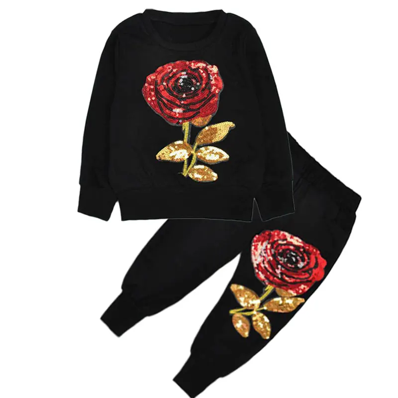 2018-Spiderman-Roupas-Infantis-Menino-Aile-Rabbit-Sale-Girls-Clothes-Suits-Rose-Sequins-T-shirt-Pants