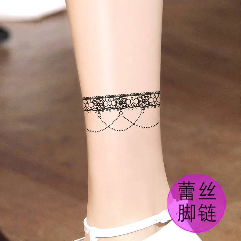 Уникальные чулки в японском стиле; кружевные тонкие колготки с имитацией татуировки; высококачественные шелковые чулки синего и серого цвета; 1 заказ = 1 шт - Цвет: Q