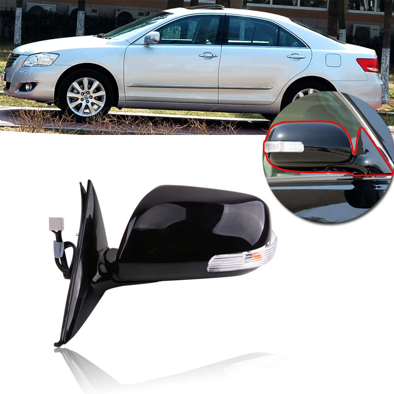

CAPQX Auto Electric Folding heated Rear View Mirror With LED Turn Signal 87940-06320 FOR CAMRY 2006 2007 2008 2009 2010 2011