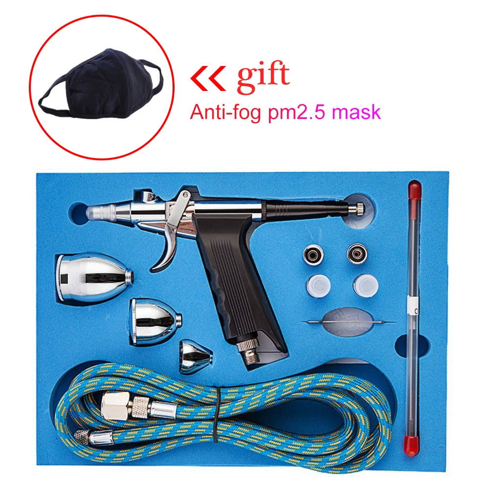 Airbrush Spray Gun Pro Paint Air Gun Art Dual Action Air Kit Craft
