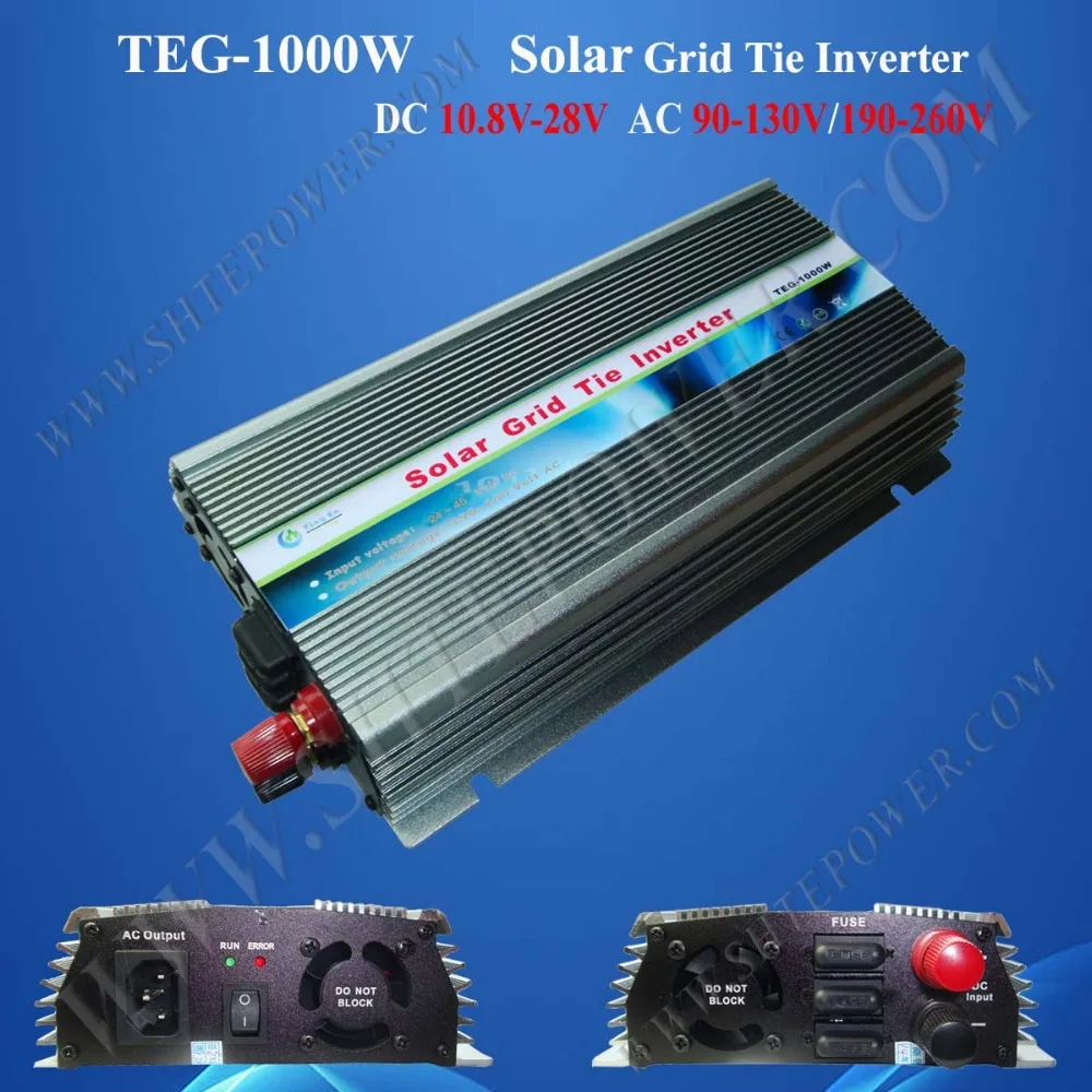 1000w микро инвертор mppt на сетке pv солнечный dc 10 8-28 v к ac 100 v/120 | Обустройство дома