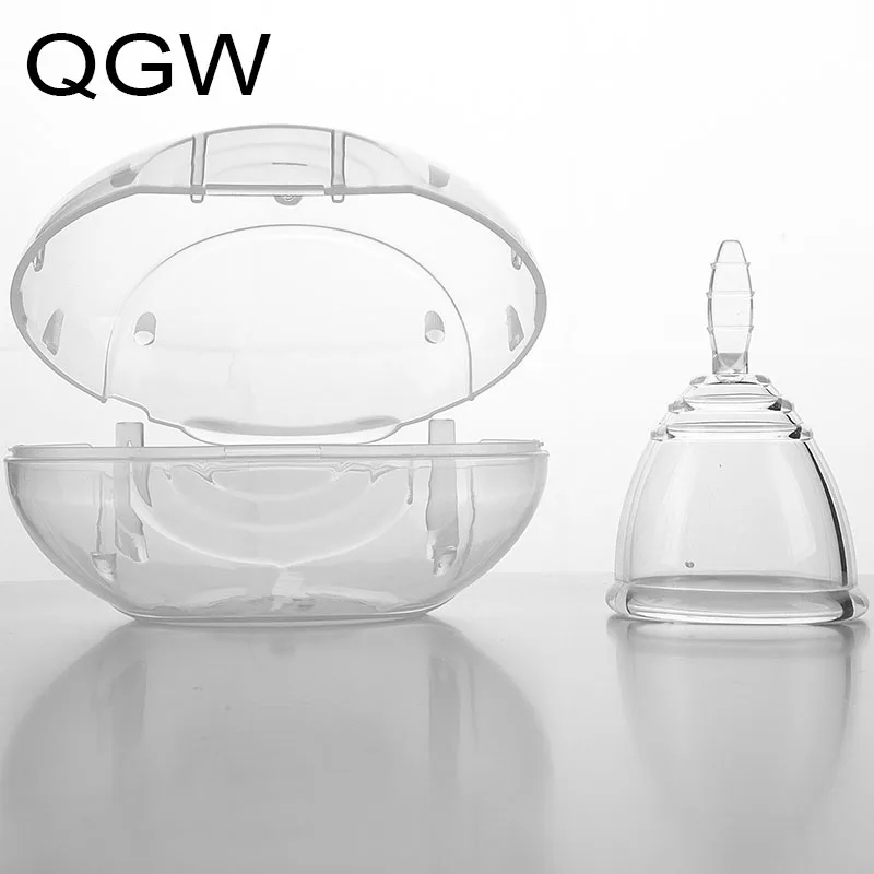 

Medical silica gel menstrual cup can be wholesale reusable for women high quality health silicone menstrual cup
