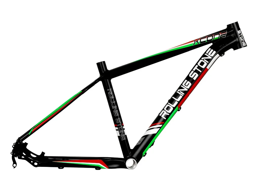 

New Mountain bike frame Rolling Stone XC ONE 27.5" MTB Frame mountain bike xc ride 16 17 inches Black green disc brake