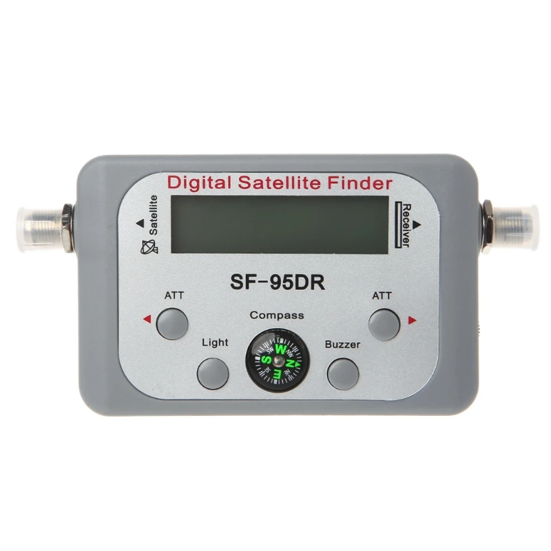 

New Digital Satellite Finder Meter TV Signal Finder Sat Decoder DVB-T2 LCD FTA Dish