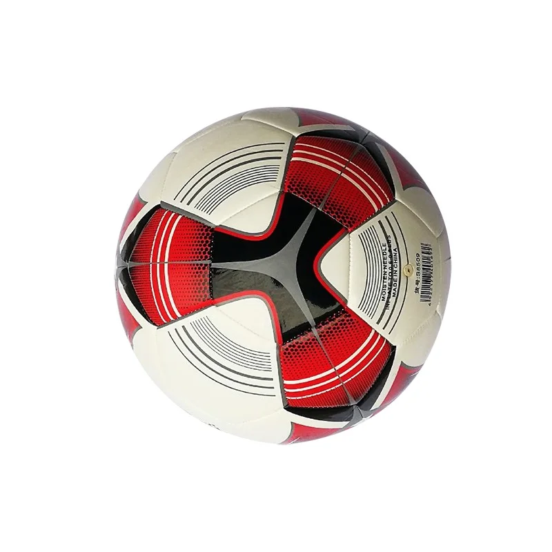 Размер 5 шитье футбольные спортивные игры на улице футбольный мяч Высокое качество Профессиональный тренировочный футбольный матч footy - Цвет: Красный