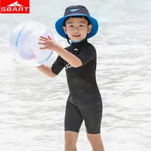 SBART Kids 2 мм неопреновые гидрокостюмы для дайвинга зимняя теплая Подводная охота с дыхательной трубкой для подводного плавания и серфинга плавательный костюм плюс S-4XL