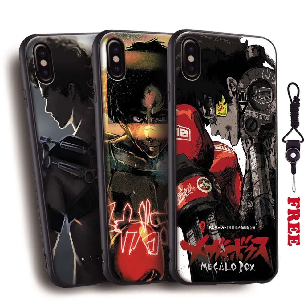 

Megalo Box junk dog Joe Anime Tpu Soft Silicone Phone Case Cover Shell For Apple iPhone 5 5S Se 6 6S 7 8 Plus X 10