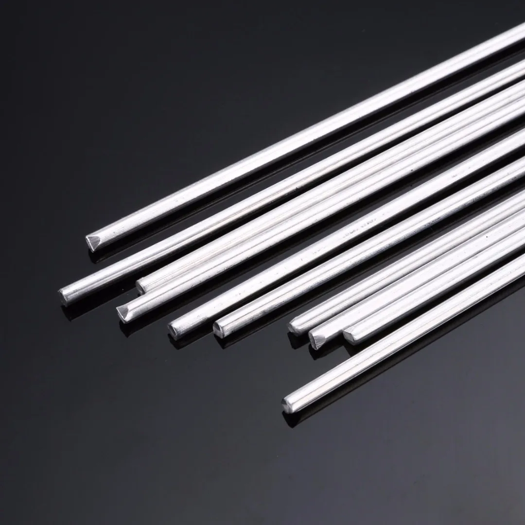 

10pcs Silver Aluminum Magnesium Welding Rods Low Temperature Mayitr 3.2mm Diameter 33cm Length