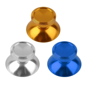 

2pcs Universal 3D Thumbstick Cap Aluminum Alloy Metallic Metal Analogue Analog Joystick Stick Module For PS4 Xbox One Controller