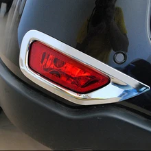 Для Jeep Grand Cherokee 2011 12 13 14 2015 2016 17 2018 стайлинга автомобилей Extreior Chrome сзади противотуманных фар декоративное покрытие отделкой 2 *
