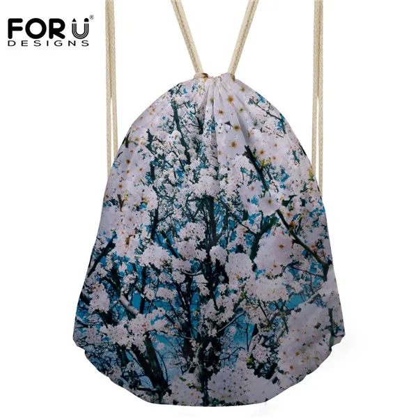 Forudesigns Для женщин Drawstring сумка женские 3D с цветочным принтом рюкзак Обувь для девочек Дети Мода упаковки Вышивка Крестом Пакет для путешествий Mochilas - Цвет: CC4252Z3