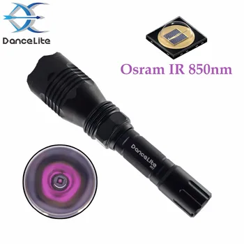 

DanceLite 802 Oslon IR 850nm SFH4716 3W Infrared LED Flashlight, Lantern Night Vision Hunting Lamp