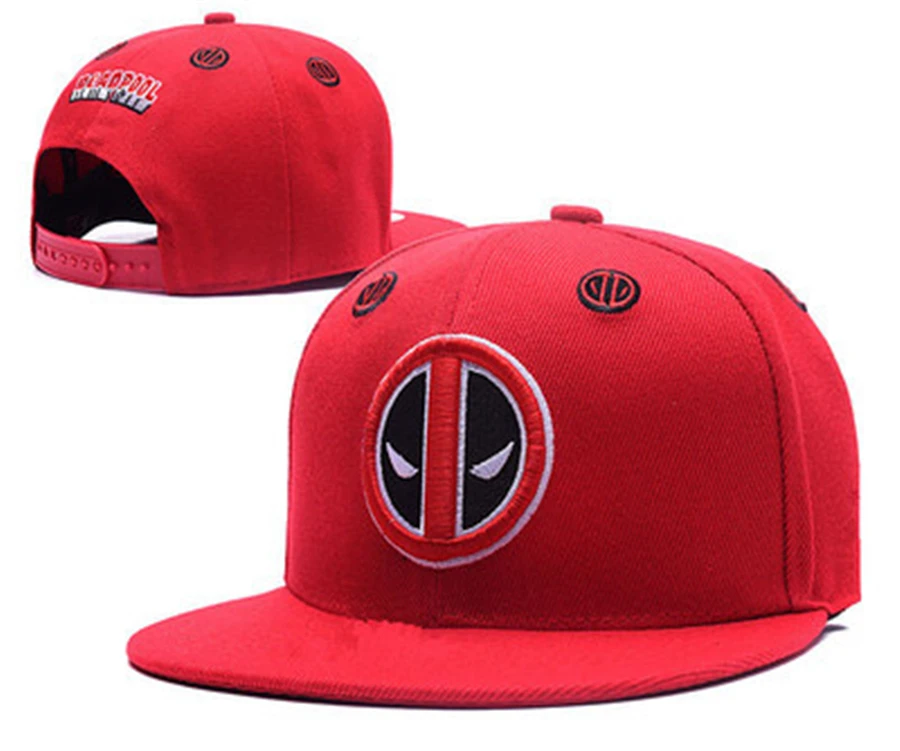 

Adults Adjustable Marvel DC Baseball hat Avengers Infinity War Snapback Hat deadpool cotton Hip Hop Embroidery Hat For Men Women