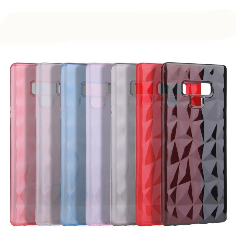

For Samsung Galaxy S8 S9 Plus S7 Edge Note 8 S7Edge S8Plus S9Plus Note8 Phone Case clear silicone Diamond pattern Cover