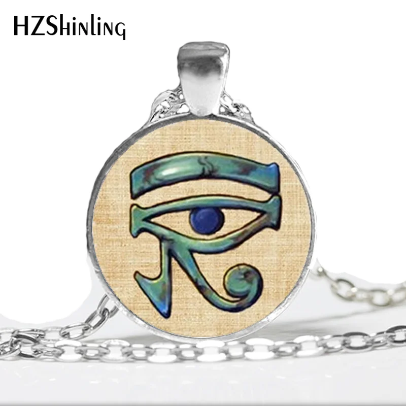 HZ A13 New Glass Cabochon Necklace Ancient Egyptian Necklace Ancient