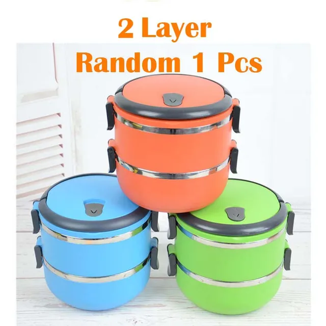 Buy Brand 3 Layers Baby Kids Food Storage Boxs Food