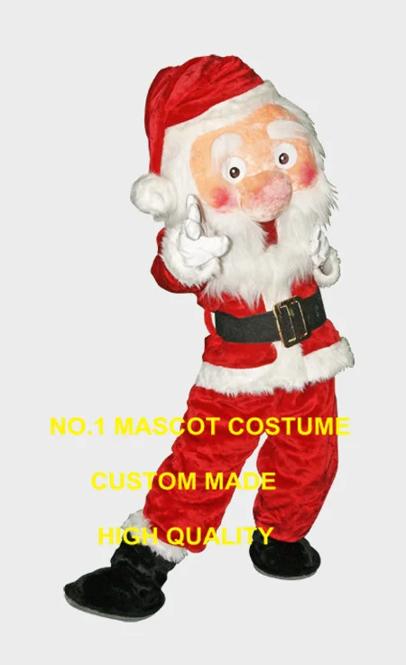 

Factory Custom New Christmas Santa Claus Mascot Costume Adult Cartoon Character Anime Cosply Xmas Carnival Mascotte Fancy1846