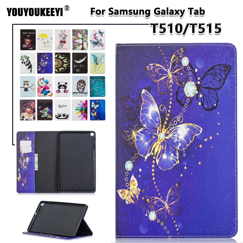 

For Samsung tab a 10.1 2019 protective cover t510 tablet protective case t515 anti-fall cartoon pattern fundas