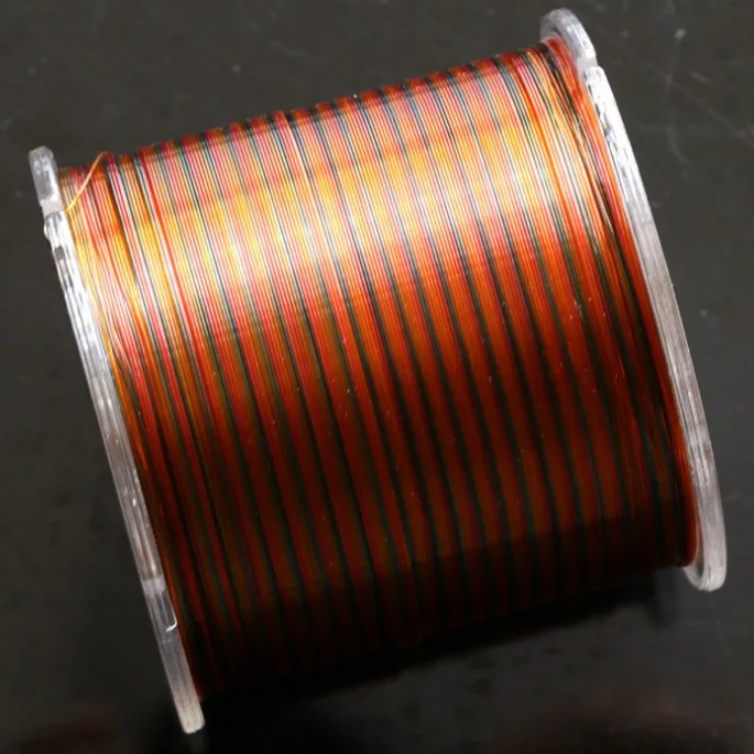 

Three colors nylon fishing line with fluorocarbon skin strong and smooth suitable for telescopic rod 6 pack totao 3000 m