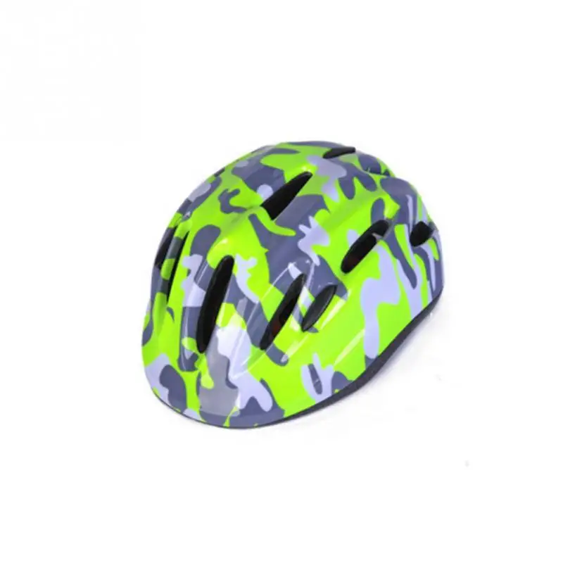 

Mountain Bike Bicycle Cycling Sliding Plate Children Kids Helmet fluorescent green, army green, camouflage, royalblue