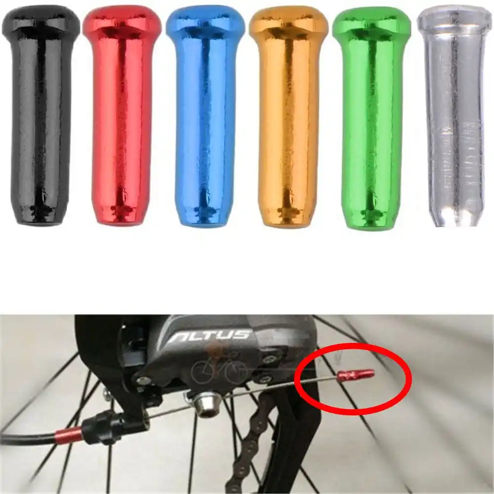 Alloy Line End Caps Cable Tube Cap Foldable Bike Parts Bicycle Fixed Gear