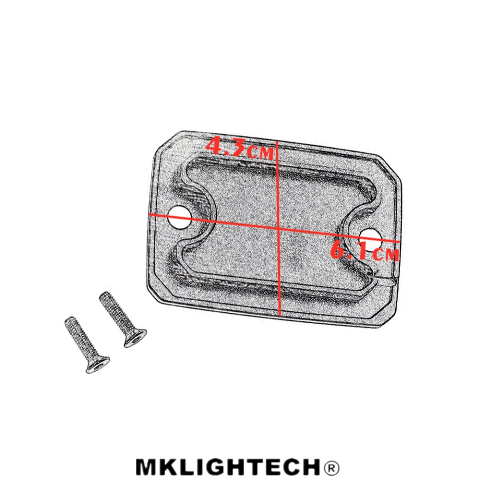 Mklighttech CNC алюминиевая Тормозная жидкость топливный бак крышка для Ducati скремблер Mach 2,0 скремблер 400 Sixty2