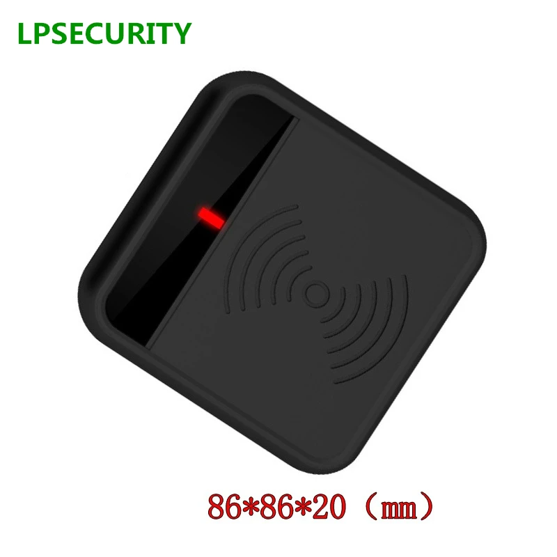 

LPSECURITY Waterproof 13.56MHZ IC WG26 RFID Reader Card Key reader for door lock Reader Access Control System