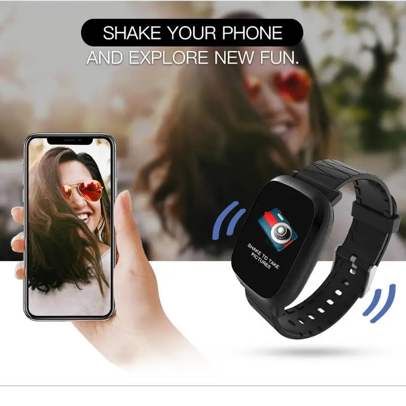 M30 1,3 дюймов IP67 Водонепроницаемый Bluetooth сердечного ритма крови Давление монитор браслет Фитнес трекер Шагомер Смарт-браслет