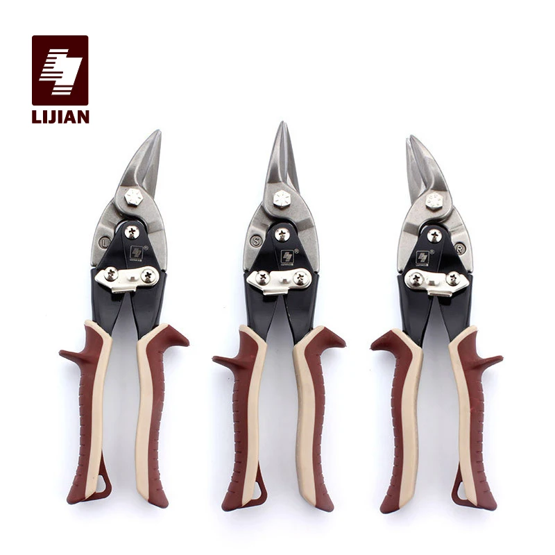 Buy LIJIAN 10"12"Cutting Rubber Handle Scissors Left Straight Right Scissors