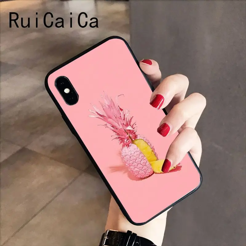 colorful pink gold pineapple