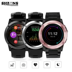 SHZONS Новый смарт часы H1 Android 4,4 gps двухъядерный IP68 Водонепроницаемый 3g SIM Камера Смарт-часы Высокое качество модные smartwatch