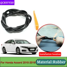 Автомобиль-Стайлинг для Honda Accord 2010- Anti-Шум Звукоизолированные пыле приборной панели автомобиля Лобовое стекло щеточное авто аксессуары