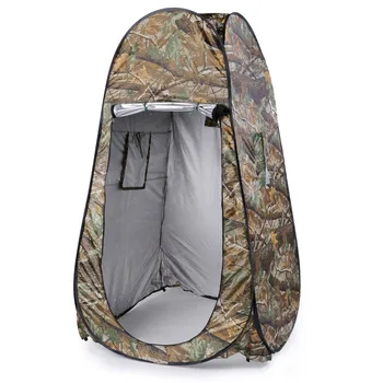 

Portable Shelter Camping Shower Tent Changing Toilet Room Pop Up Tent Camouflage Outdoor Privacy tent Waterproof Easy Open 180T