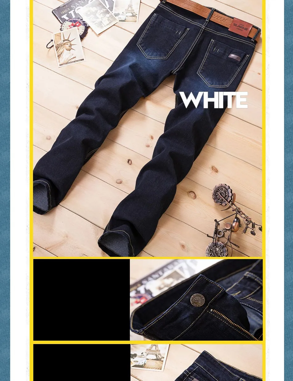 Новинка, Осень-зима, одноцветные джинсовые прямые дизайнерские брюки карго, мужские Дешевые повседневные утолщенные непромокаемые облегающие мужские джинсы