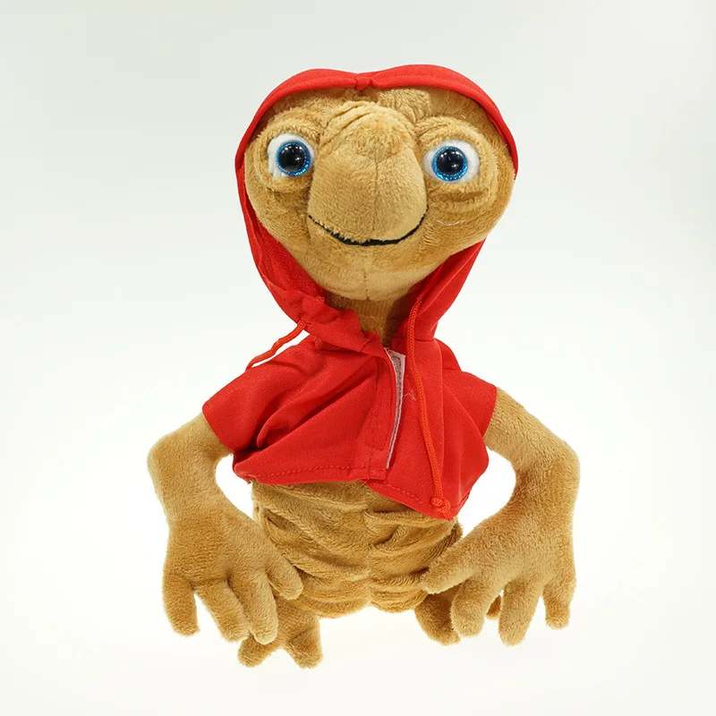 Kawaii E.T плюшевые игрушки 22 см и экстра-Земные Е. Т мягкие куклы игрушки с тканью Детские игрушки Рождественский подарок - Цвет: red