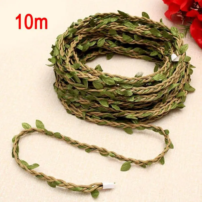 

10m Artificial Ivy Vine Leaf Garland Plants Fake Foliage Flowers Decor Wedding Venues Office Decoration