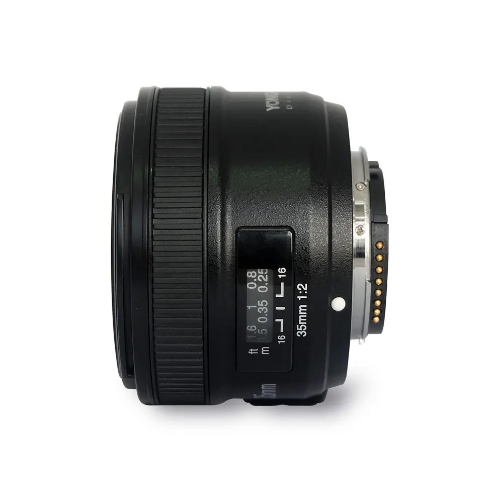 Объектив Yongnuo YN35mm F2 широкоугольный объектив с большой диафрагмой фиксированным