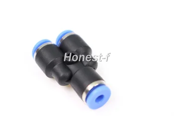 

Pneumatic Push to Connect Fitting 1/8" OD Tube Y Splitter Union Connector