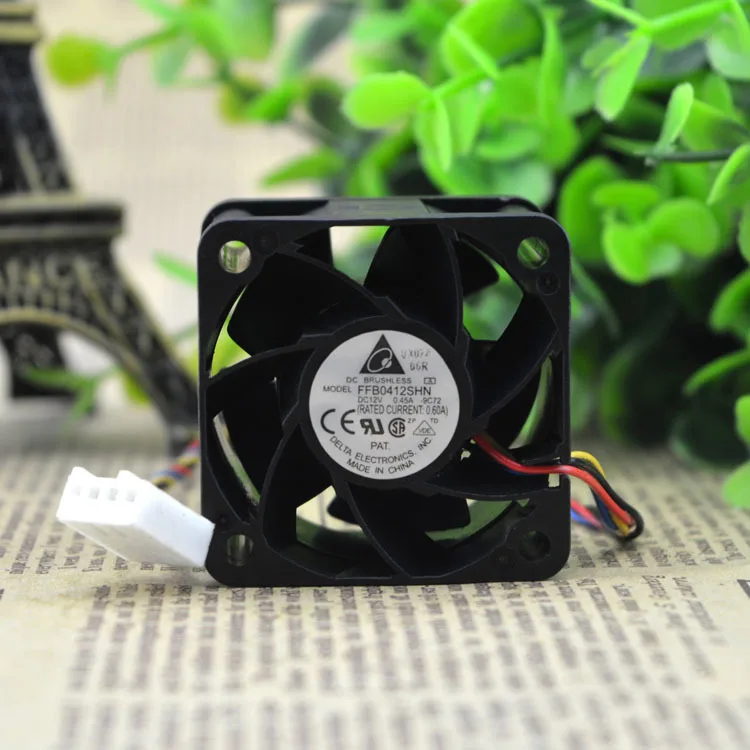 Delta FFB0412SHN 4028 40x40x28 мм 4 см DC 12V с трапециевидным силуэтом и ШИМ или 3 линии инвертор