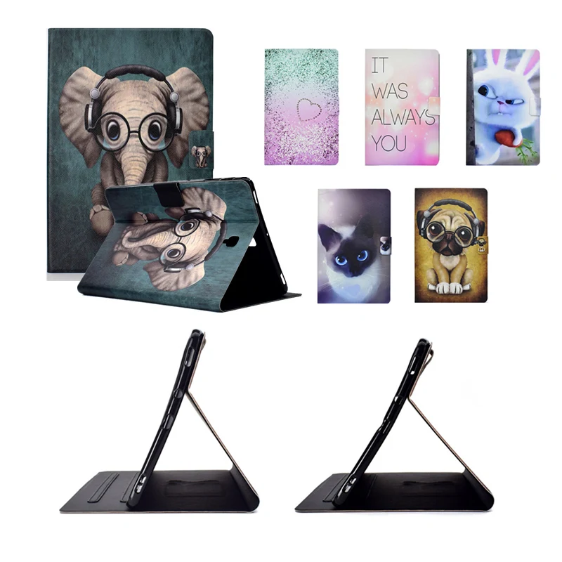 

Case For Samsung Galaxy Tab S4 10.5 T830 T835 SM-T830 SM-T835 10.5" Cover Funda Tablet Fashion Cartoon Coque Shell +Film+Stylus