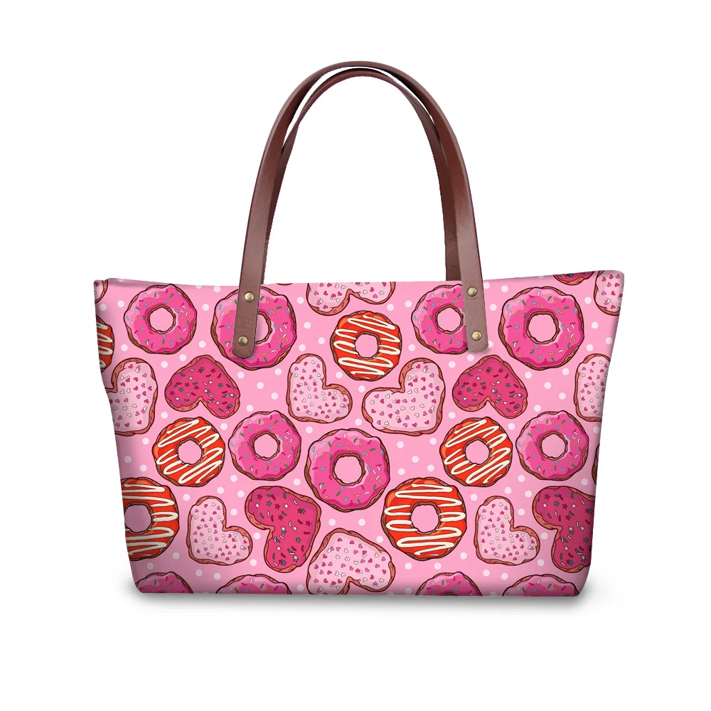 

Pink 3D Printing Women Handbag Brand Bolsa Feminine Ladies Tote Casual Shoulder Cross-body Bags Girl's Messenger Bag