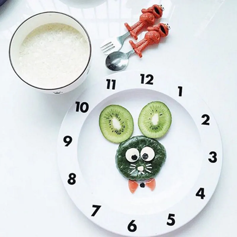 

1Pc High Quality Healthy Fashion Non-toxic Letters Plate Snacks Fruit Alphabet Plate Kid Baby Feeding Dinner Tableware#247757