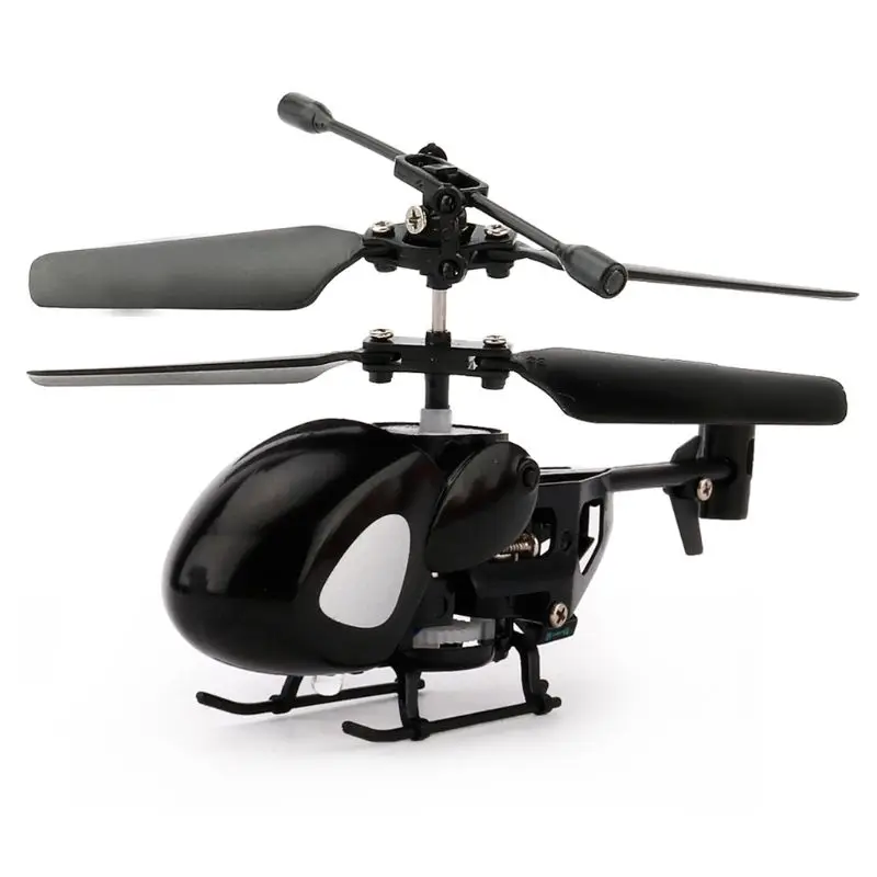 QS5012 2CH Мини RC Квадрокоптер Вертолет игрушки радио дистанционное управление самолет Дрон Инфракрасный Вертолет игрушка - Цвет: 3TT301105-BK