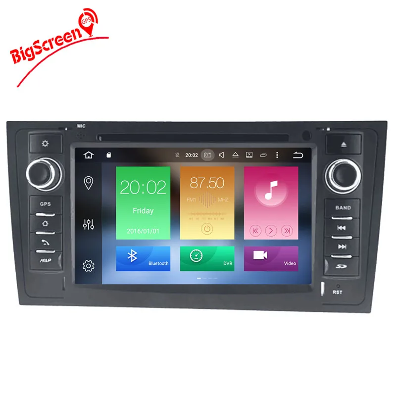 7 "dvd-плеер автомобиля android 8,1 радио для Audi A6 2004-1997 AUDI S6 2007-1997 RS6 2004-1997 gps Мультимедиа стерео Встроенный BT/WiFi