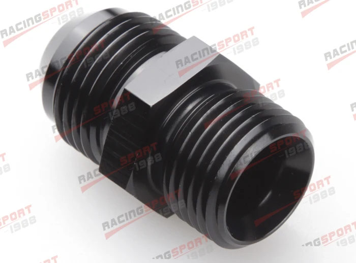 

AN -8 AN8 -8AN 8AN male to 1/2" BSP BSPP Straight Adapter adaptor AD56007 BLACK